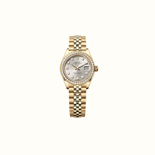 Vandor Datejust 28mm 279138RBR Silver Diamond Dial
