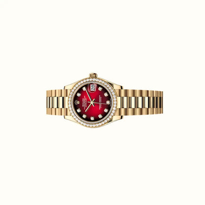 Vandor Datejust 31mm 278288RBR Red Diamond Dial