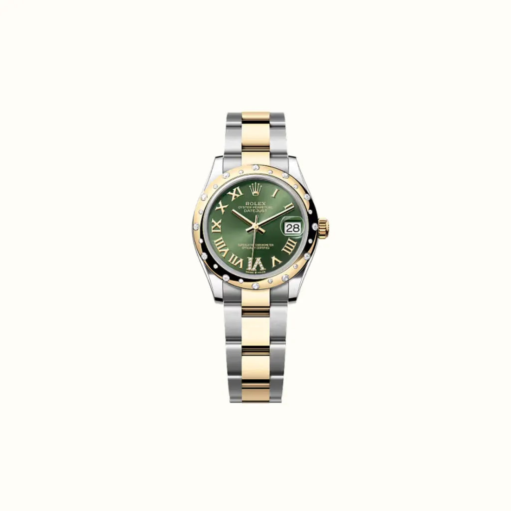Vandor Datejust 31mm 278343RBR Olive Green Roman Dial
