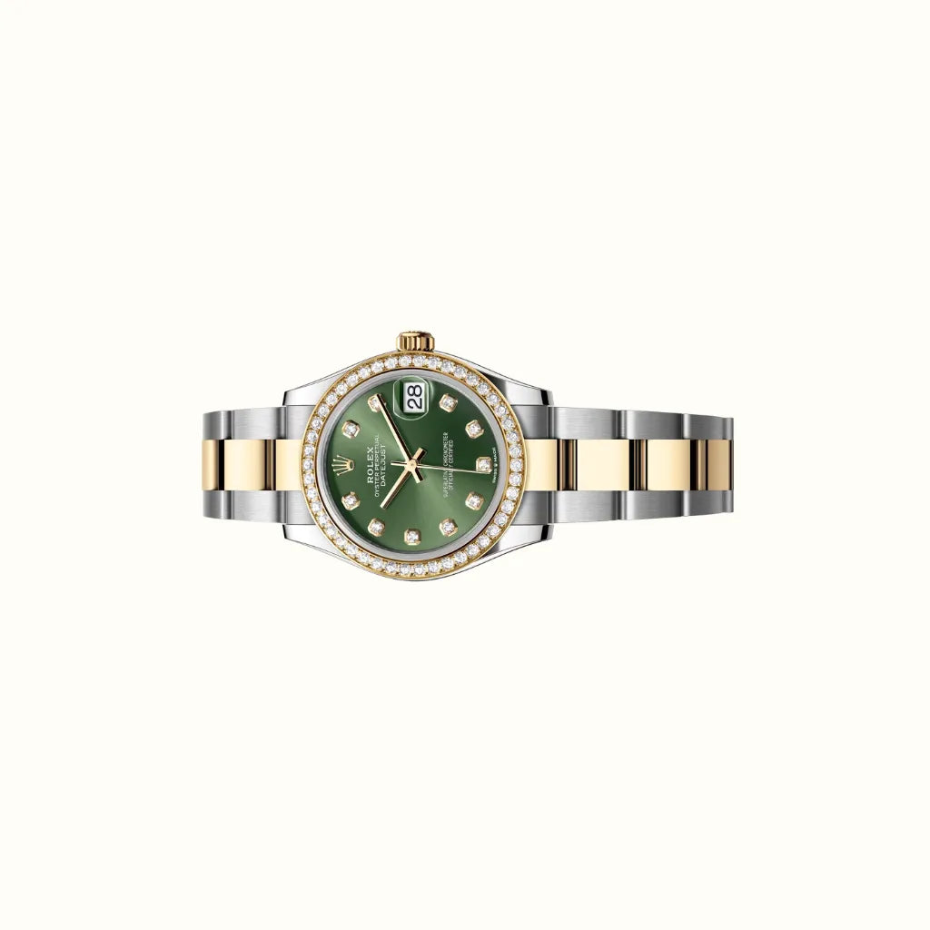 Vandor Datejust 31mm 278383RBR Olive Green Diamond Dial