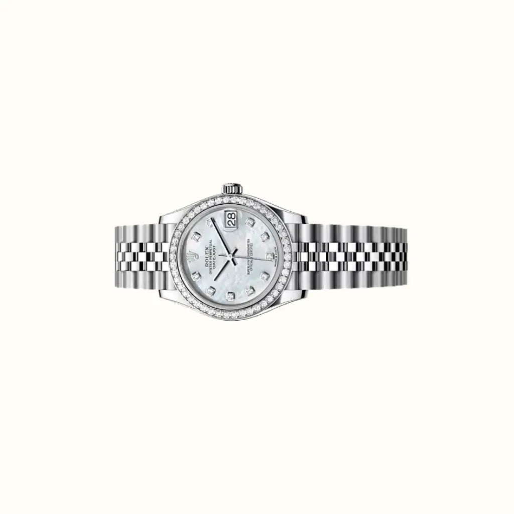 Vandor Datejust 31mm 278384RBR White Pearl Diamond Dial