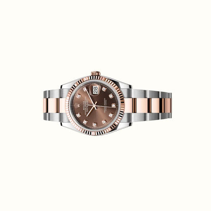 Vandor Datejust 36mm 126231 Oyster Chocolate Diamond Dial