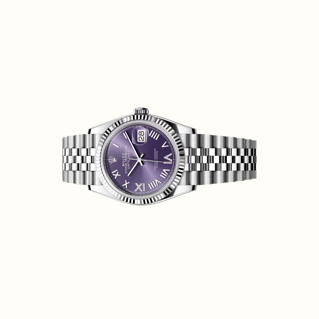 Vandor Datejust 36mm 126234 Purple Roman Dial