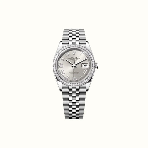 Vandor Datejust 36mm 126284RBR Silver Roman Dial