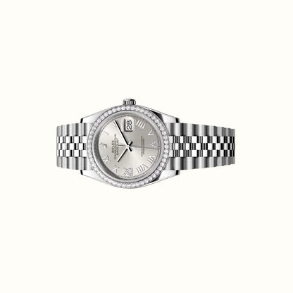 Vandor Datejust 36mm 126284RBR Silver Roman Dial