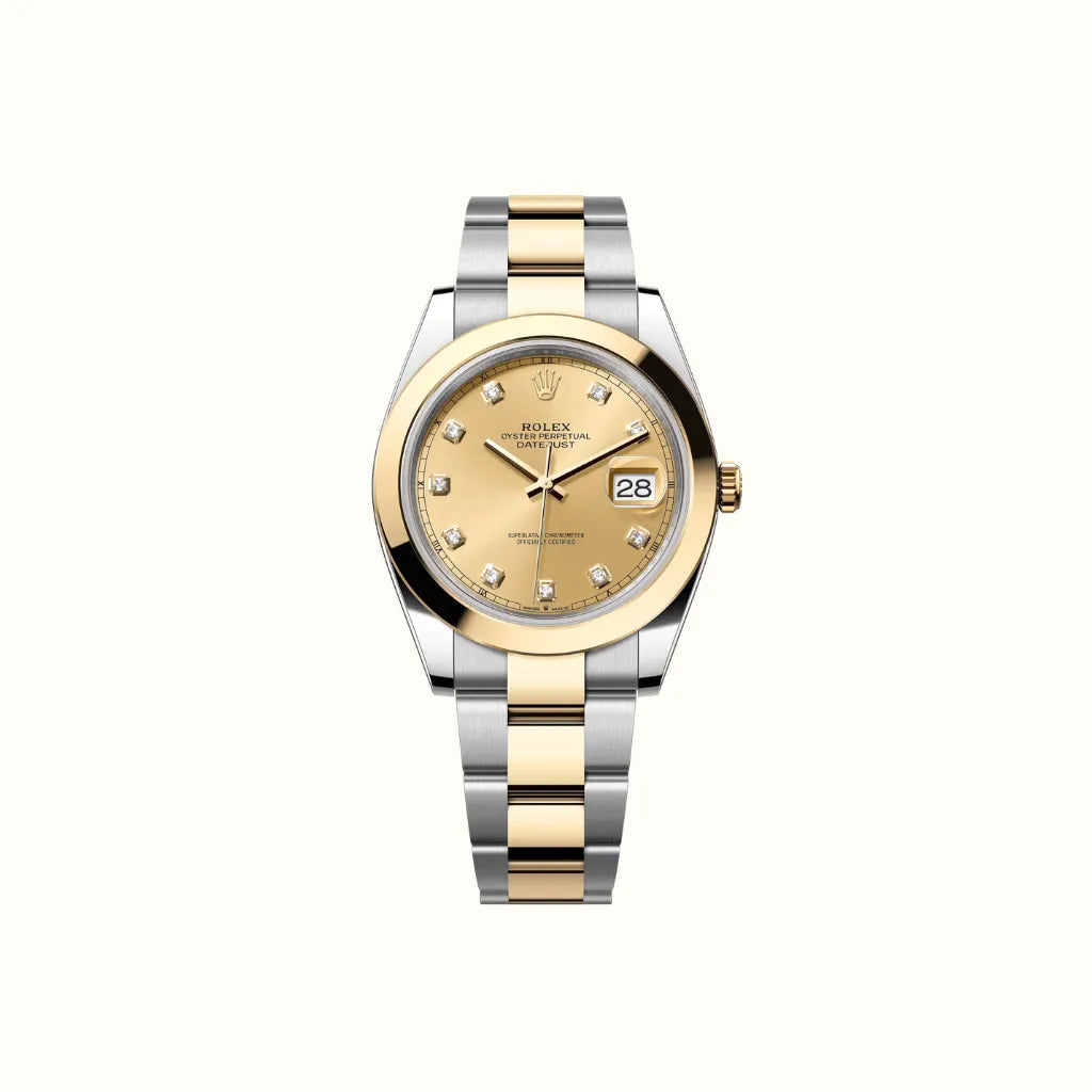 Vandor Datejust 41mm 126303 Champagne Diamond Dial