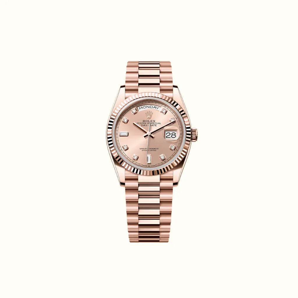 Vandor Day-Date 36mm 128235 Pink Dial