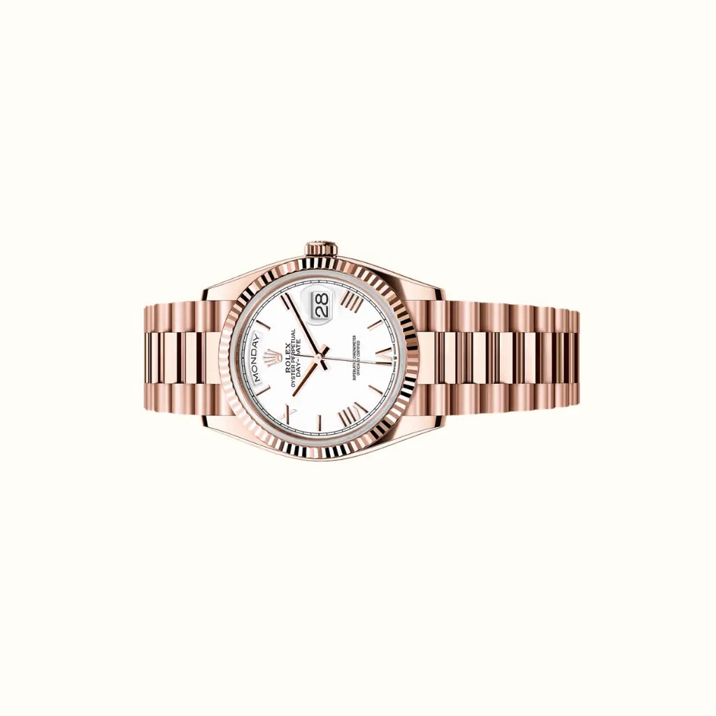 Vandor Day-Date 36mm 128235 White Dial