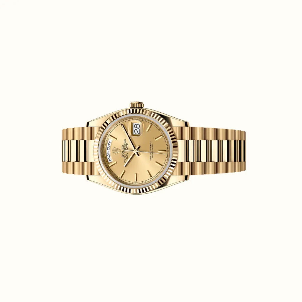 Vandor Day-Date 36mm 128238 Champagne Dial