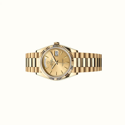 Vandor Day-Date 36mm 128238 Champagne Dial