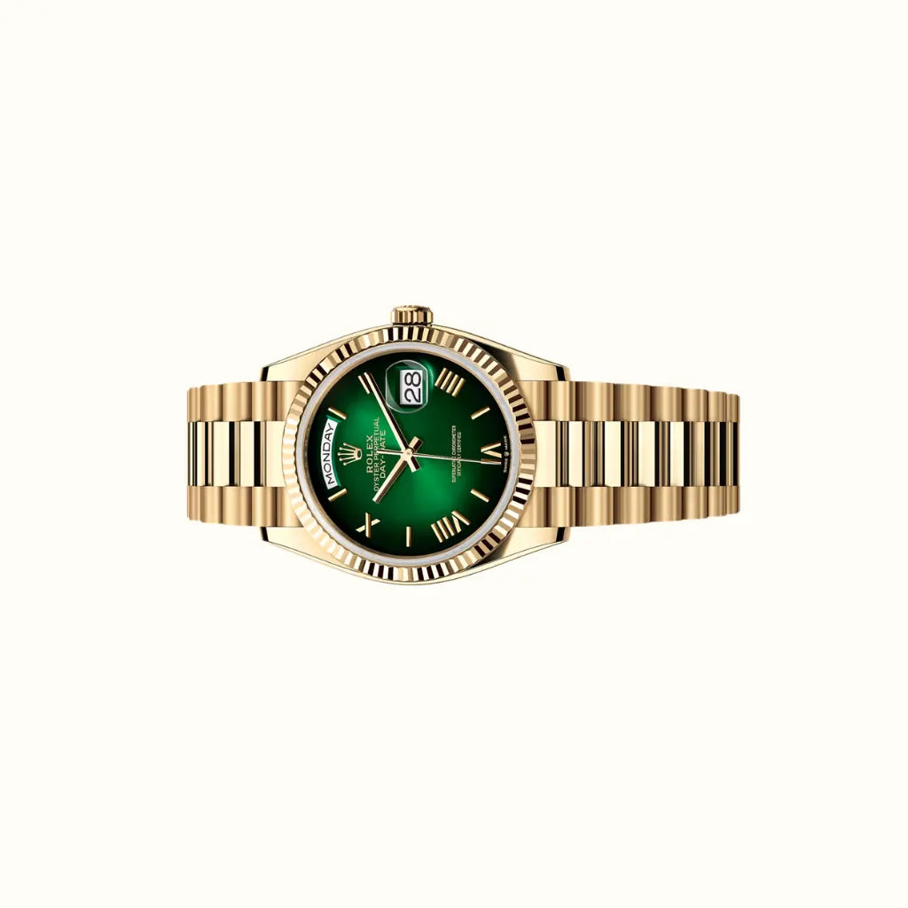 Vandor Day-Date 36mm 128238 Green Dial