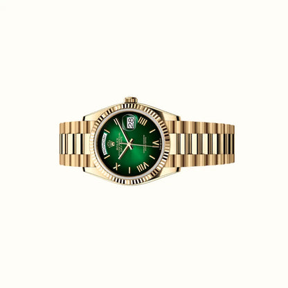 Vandor Day-Date 36mm 128238 Green Dial