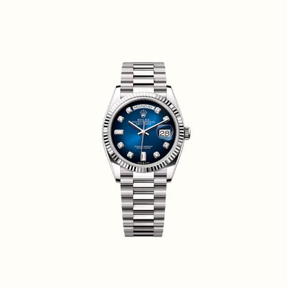 Vandor Day-Date 36mm 128239 Blue Dial