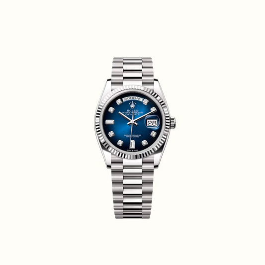 Vandor Day-Date 36mm 128239 Blue Dial