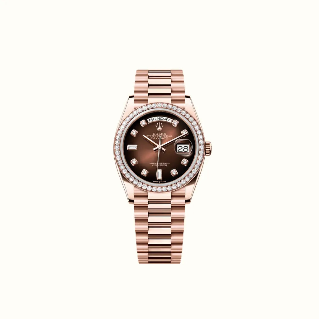 Vandor Day-Date 36mm 128345RBR Chocolate Dial