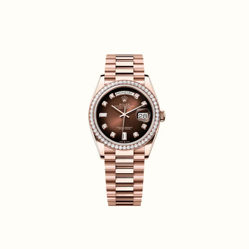 Vandor Day-Date 36mm 128345RBR Chocolate Dial