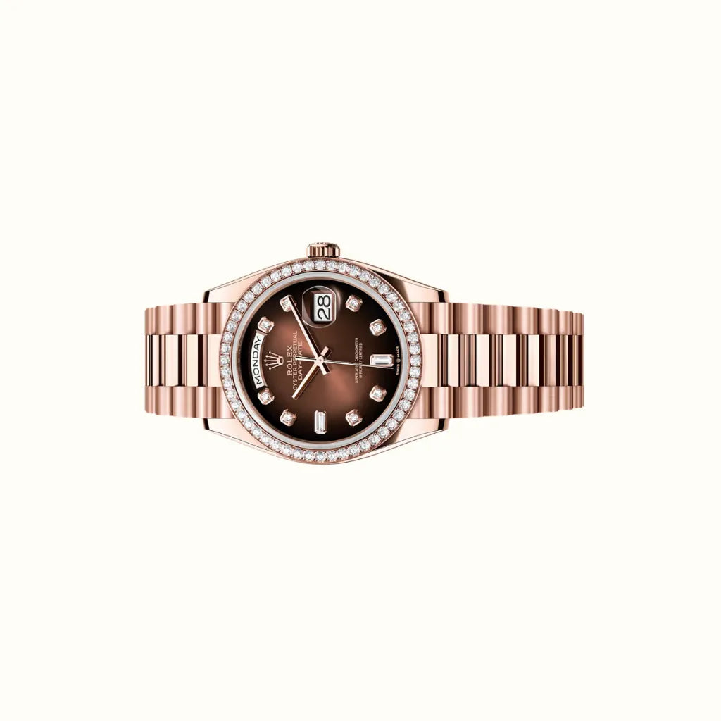 Vandor Day-Date 36mm 128345RBR Chocolate Dial