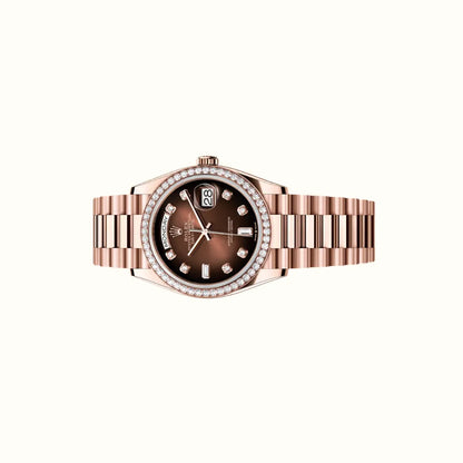 Vandor Day-Date 36mm 128345RBR Chocolate Dial