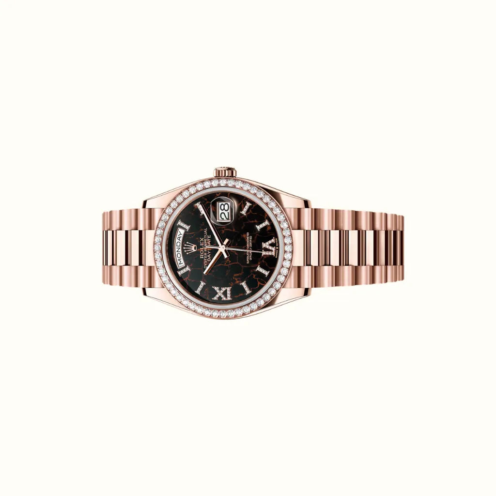 Vandor Day-Date 36mm 128345RBR Eisenkiesel Dial