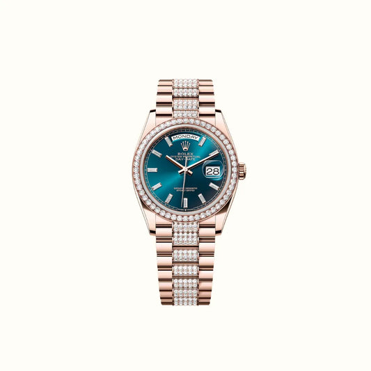 Vandor Day-Date 36mm 128345RBR Teal Blue Dial