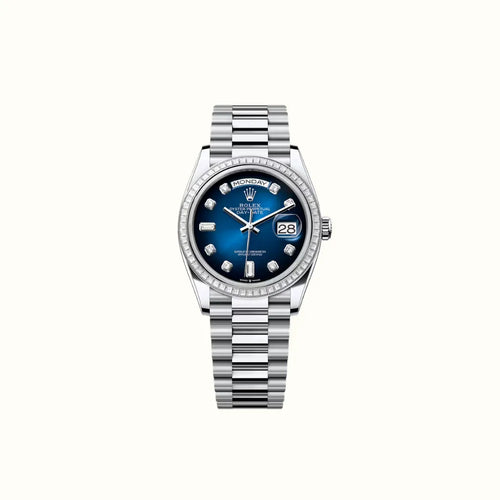 Vandor Day-Date 36mm 128396TBR Blue Dial