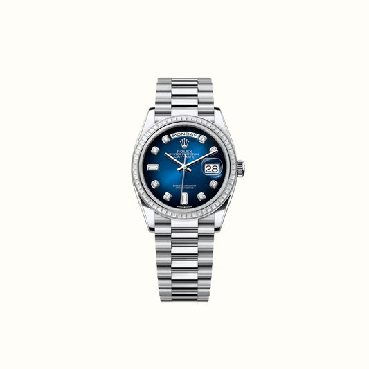 Vandor Day-Date 36mm 128396TBR Blue Dial