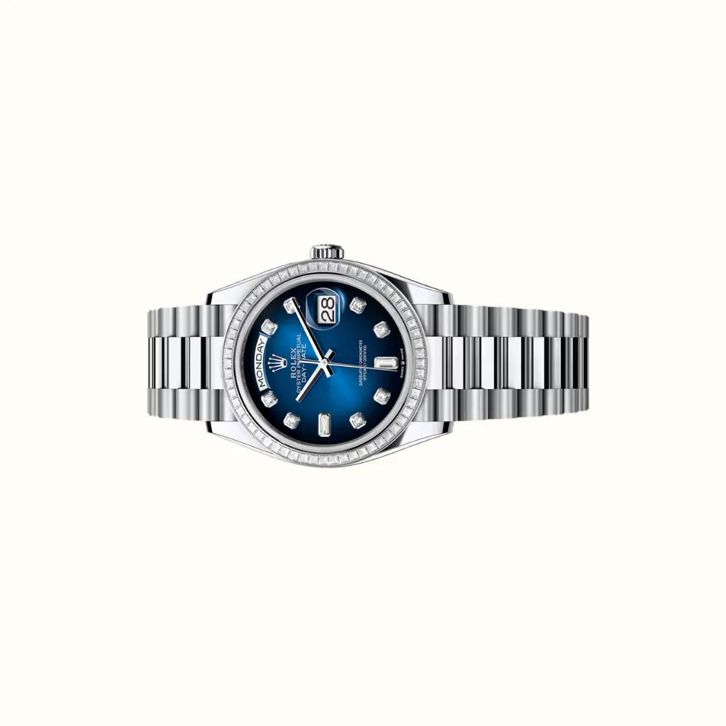 Vandor Day-Date 36mm 128396TBR Blue Dial