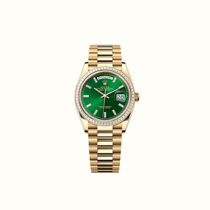 Vandor Day-Date 36mm 128398TBR Green Dial