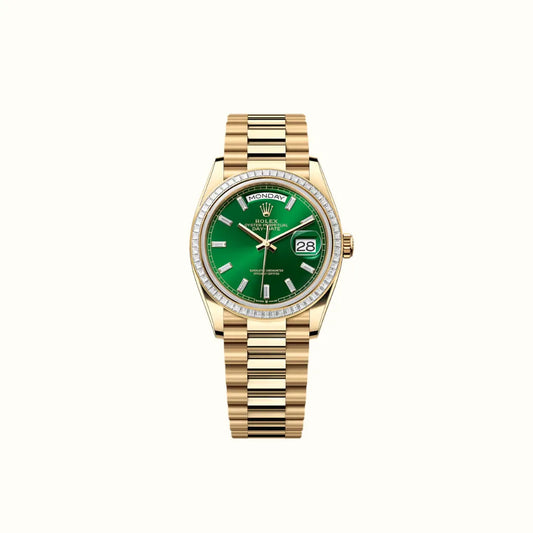 Vandor Day-Date 36mm 128398TBR Green Dial