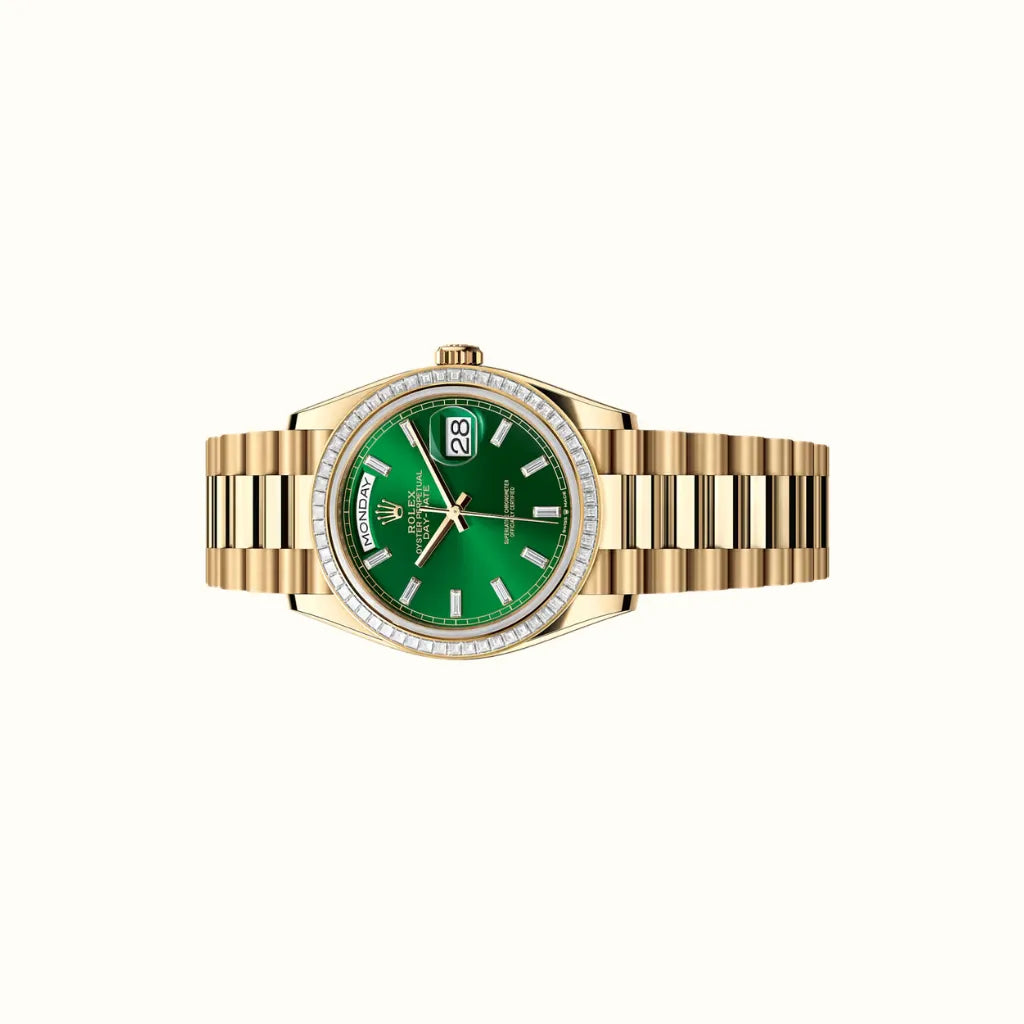 Vandor Day-Date 36mm 128398TBR Green Dial