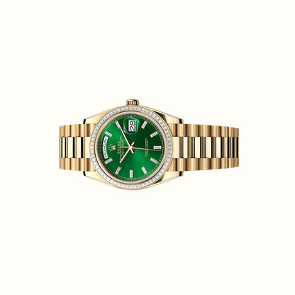 Vandor Day-Date 36mm 128398TBR Green Dial
