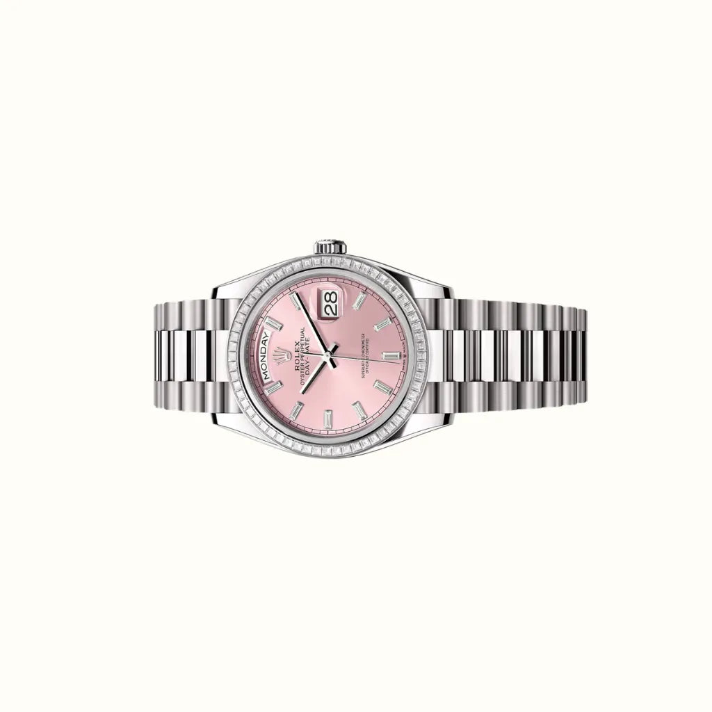 Vandor Day-Date 36mm 128399TBR Pink Dial