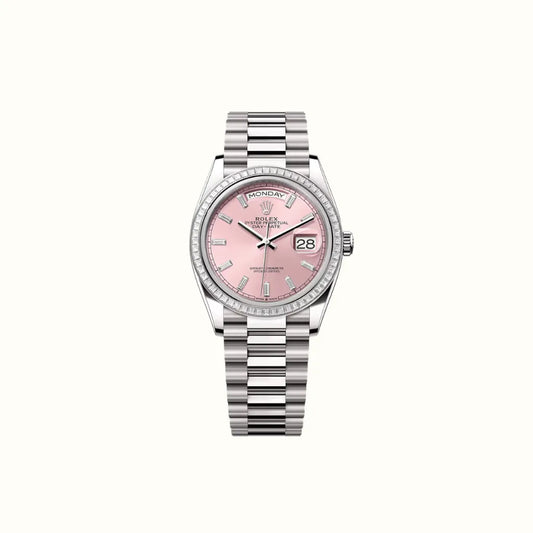 Vandor Day-Date 36mm 128399TBR Pink Dial