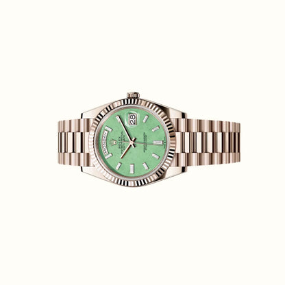 Vandor Day-Date 40mm 228235JG Light Green Dial