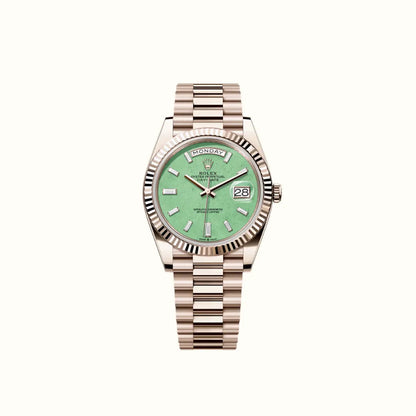 Vandor Day-Date 40mm 228235JG Light Green Dial