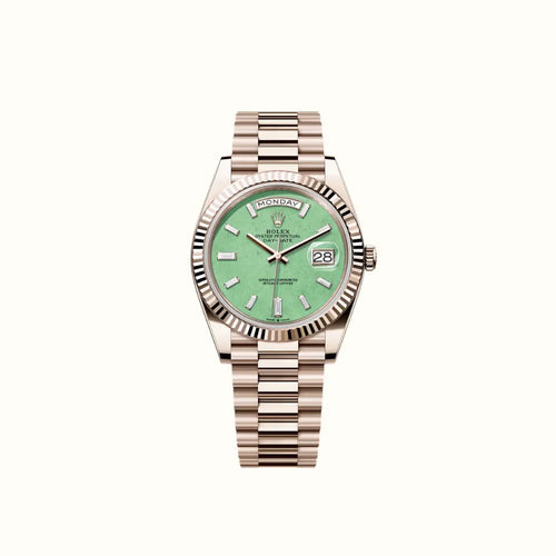 Vandor Day-Date 40mm 228235JG Light Green Dial