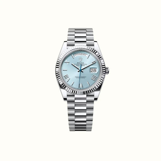 Vandor Day-Date 40mm 228236 Ice Blue Dial