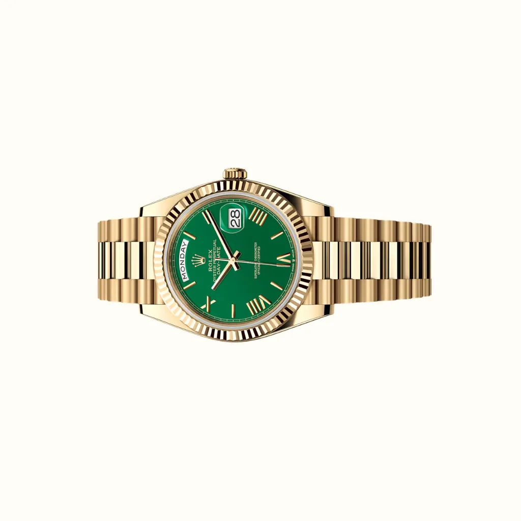 Vandor Day-Date 40mm 228238 Green Dial Oyster