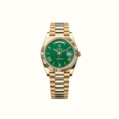 Vandor Day-Date 40mm 228238 Green Dial Oyster
