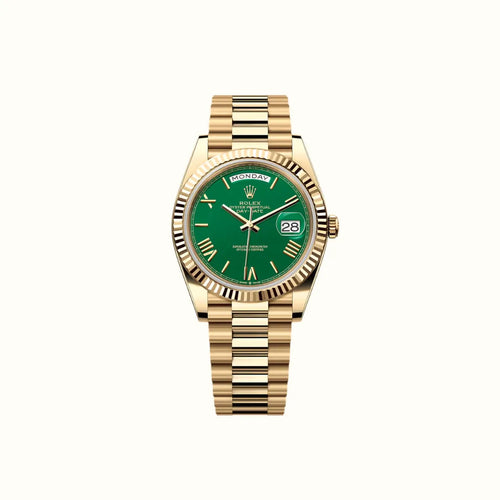 Vandor Day-Date 40mm 228238 Green Dial Oyster