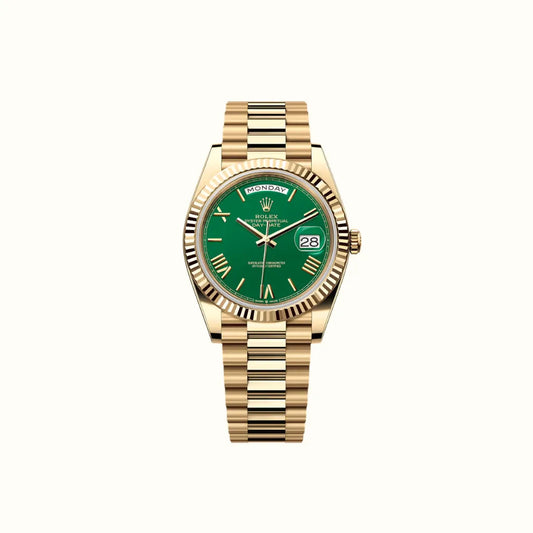 Vandor Day-Date 40mm 228238 Green Dial Oyster