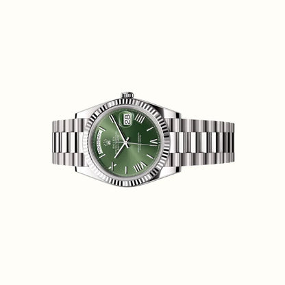 Vandor Day-Date 40mm 228239 Olive Green Dial