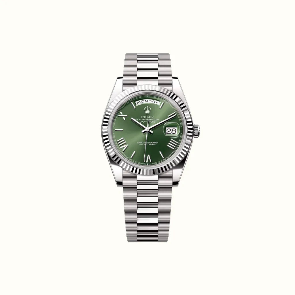 Vandor Day-Date 40mm 228239 Olive Green Dial