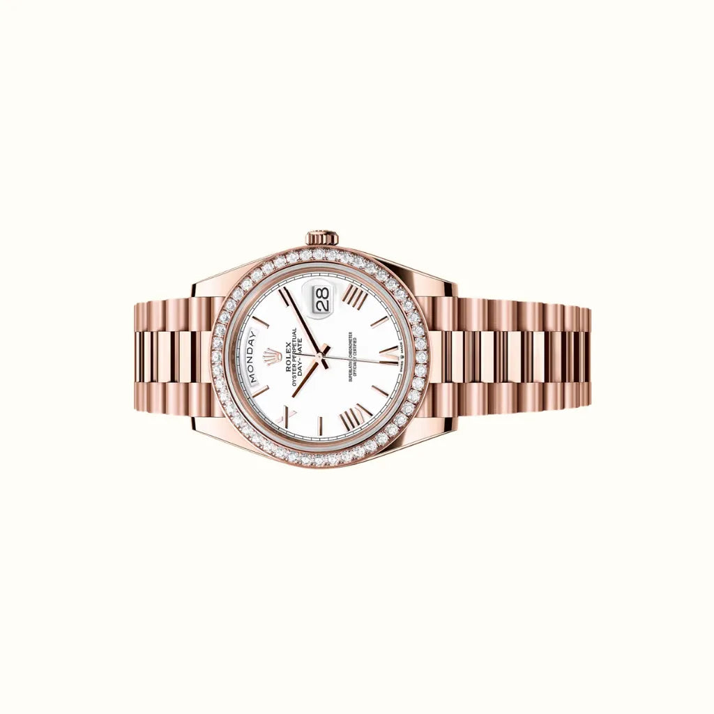 Vandor Day-Date 40mm 228345RBR White Dial