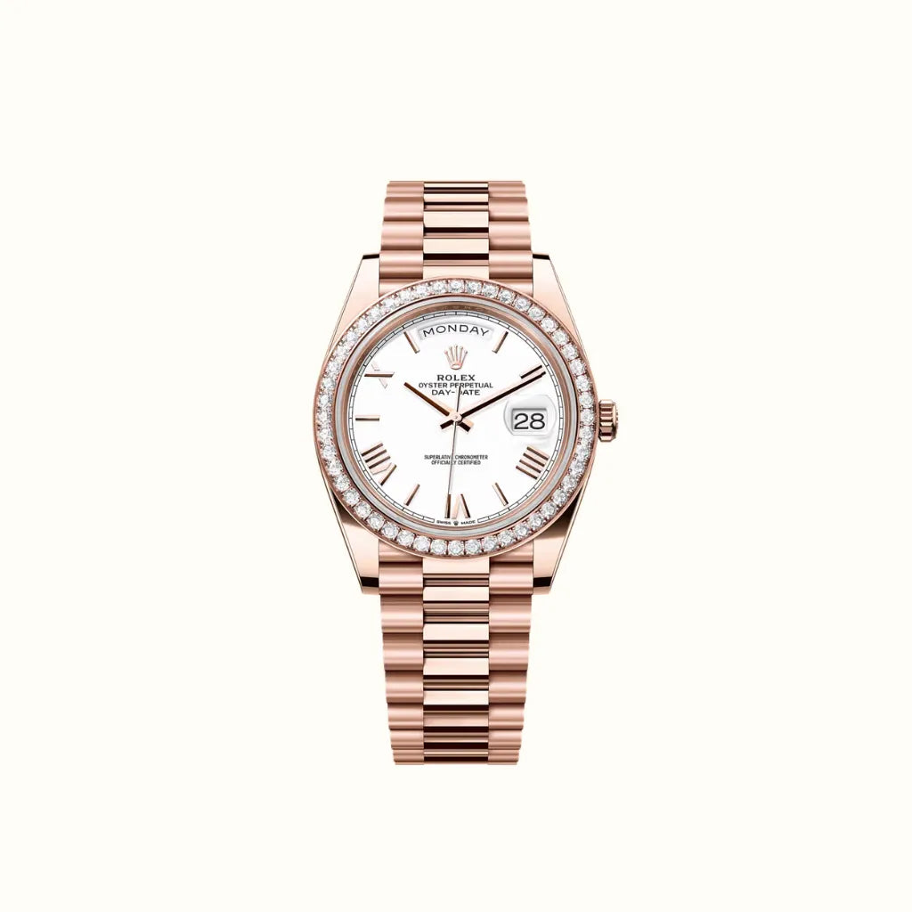 Vandor Day-Date 40mm 228345RBR White Dial