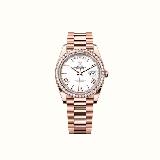 Vandor Day-Date 40mm 228345RBR White Dial