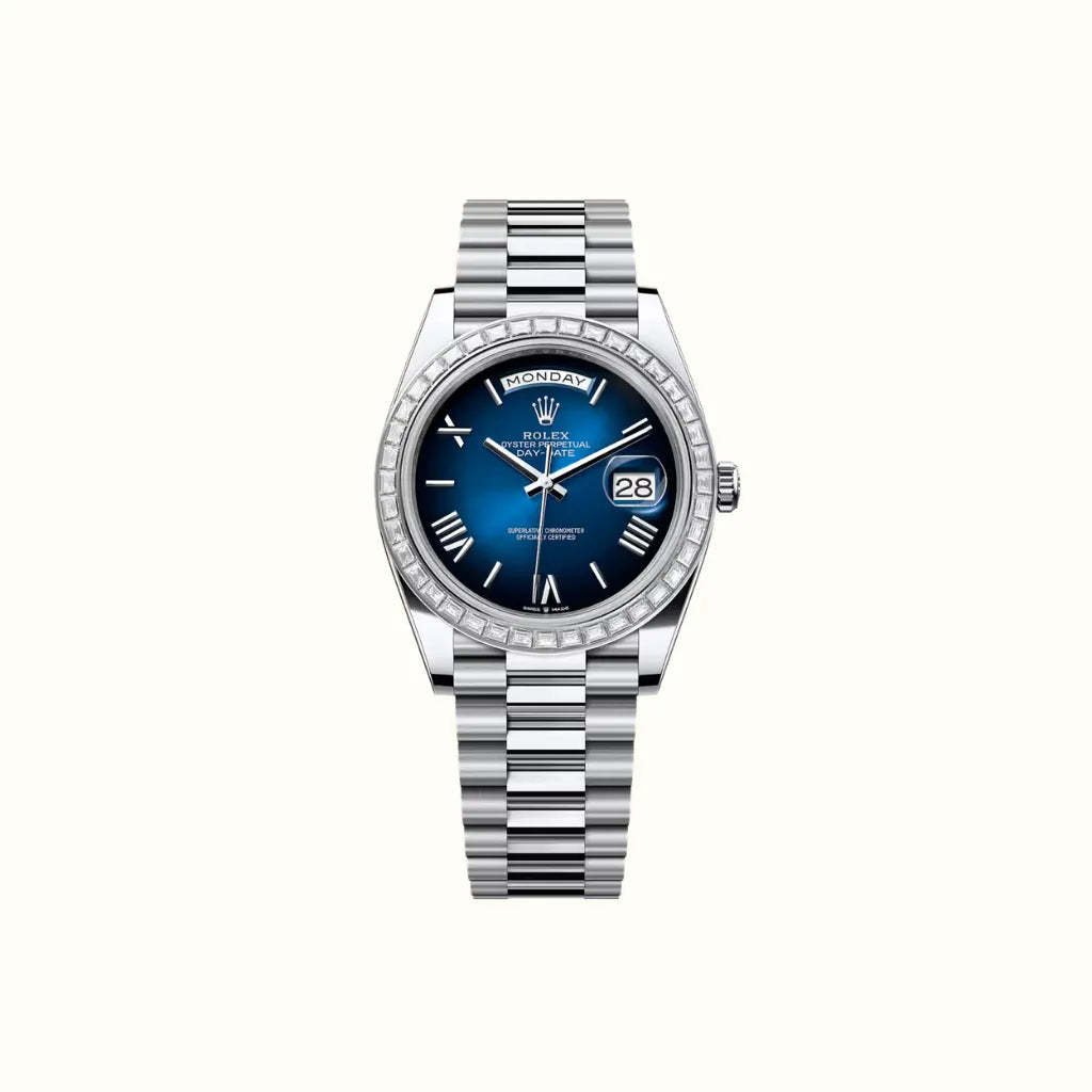 Vandor Day-Date 40mm 228396TBR Blue Dial