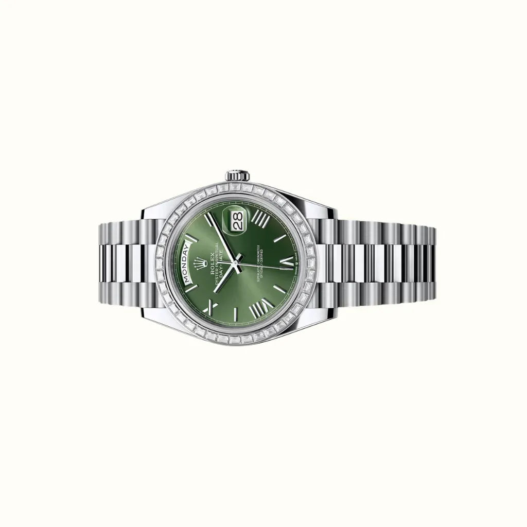 Vandor Day-Date 40mm 228396TBR Olive Green Dial