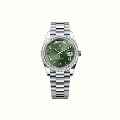 Vandor Day-Date 40mm 228396TBR Olive Green Dial