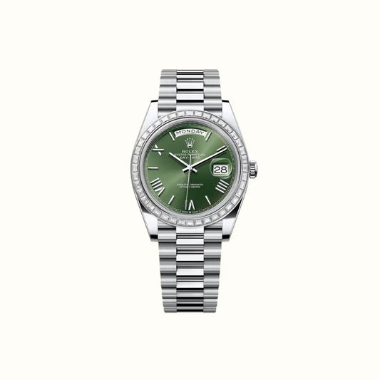 Vandor Day-Date 40mm 228396TBR Olive Green Dial